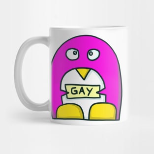 gay penguin Mug